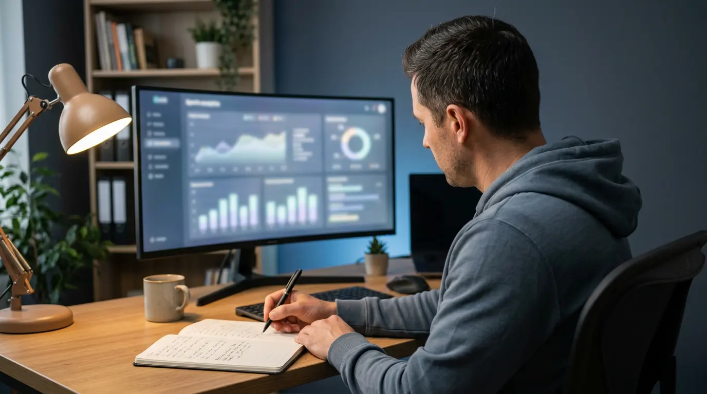 Analista revisa tipos de mercados de apuestas en Dota 2 sobre un monitor